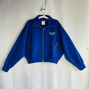 Reebok Women's Royal Blue Bomber Jacket